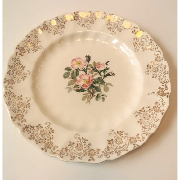 Plate made by Johnson Brothers USA Decorated by Sovereign Potters Canada ci 1959 - Picture 8 of 9